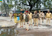 श्री राम मंदिर प्राण प्रतिष्ठा के तहत अयोध्या राजमार्ग पर सुरक्षा व्यवस्था का लिया जायजा