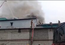 चिनहट के हिमालय कोल्ड स्टोरेज में भीषण आग, धू-धू कर जल उठा गोदाम,