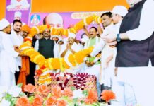 लोकसभा अध्यक्ष ने किया कबीर स्मृति भवन का शिलान्यास, डिप्टी सीएम केशव प्रसाद मौर्य बोले; डबल इंजन सरकार में विकास को मिली गति
